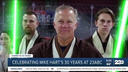 Celebrating Mike Hart after 30 years at 23ABC