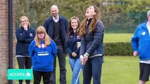 Kate Middleton Erupts Into Giggles While Golfing w_ Kids