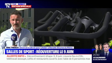 Ce gérant d'une salle de sport demande le "maintien des aides pour le trimestre qui arrive" car les "35% de jauge vont ralentir l'activité"