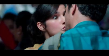 Kissing Moment in Train  Love Per Square Foot  Romantic movie Clip