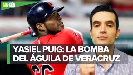 ¡Bomba en la LMB! Yasiel Puig jugará con El Águila de Veracruz