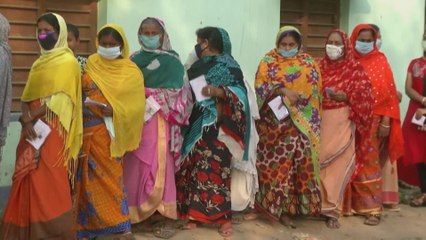 Millions vote in local polls as India COVID cases soar