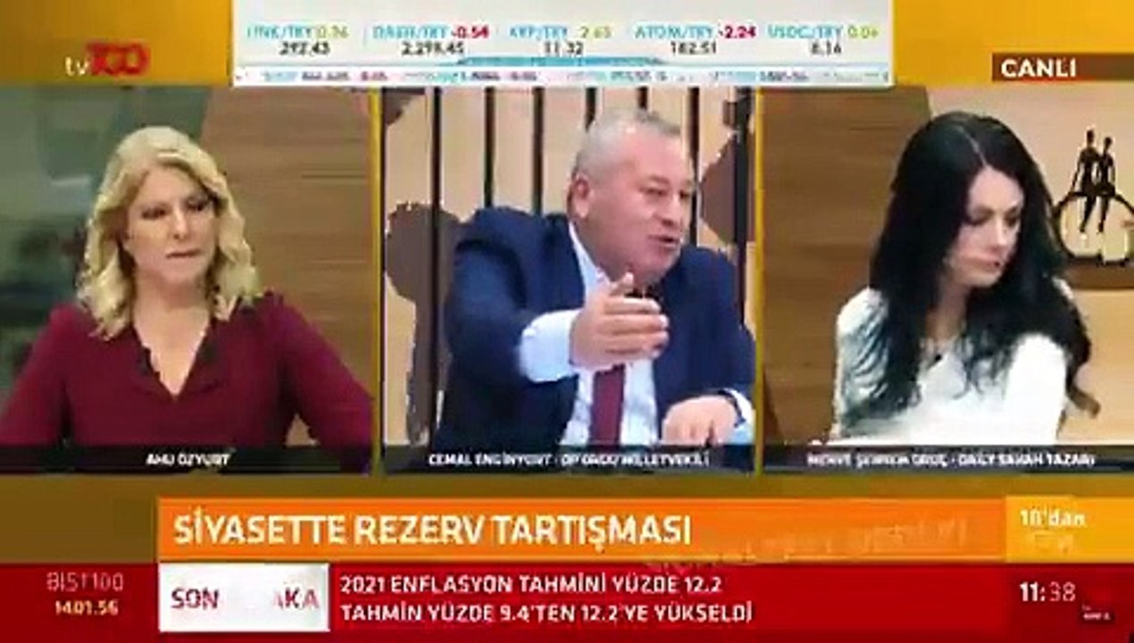 DP'li Enginyurt ile Sabah yazarı Oruç arasında '128 milyar dolar nerede?' tartışması: “Stüdyoyu terk edebilirim eğer istersen”
