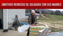 Soldados vuelven a casa con sus madres