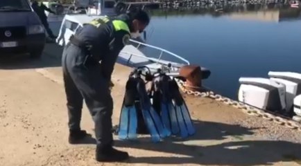 Sardegna - Pesca illegale in area marina protetta del Sinis: denunciati 2 sub (29.04.21)