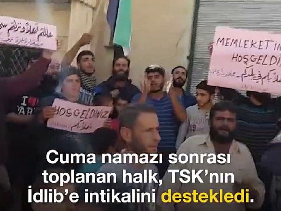 İdlib'de Türk askerine sevgi gösterileri sürüyor