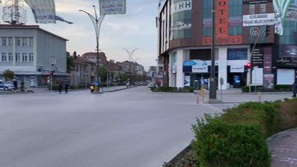 KIRŞAEHİR - İç Anadolu "tam kapanmayla" sessizliğe büründü