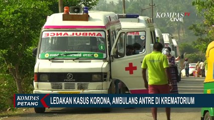 Ledakan Kasus Corona India, Ambulans Jenazah Antre 2-3 Jam di Krematorium