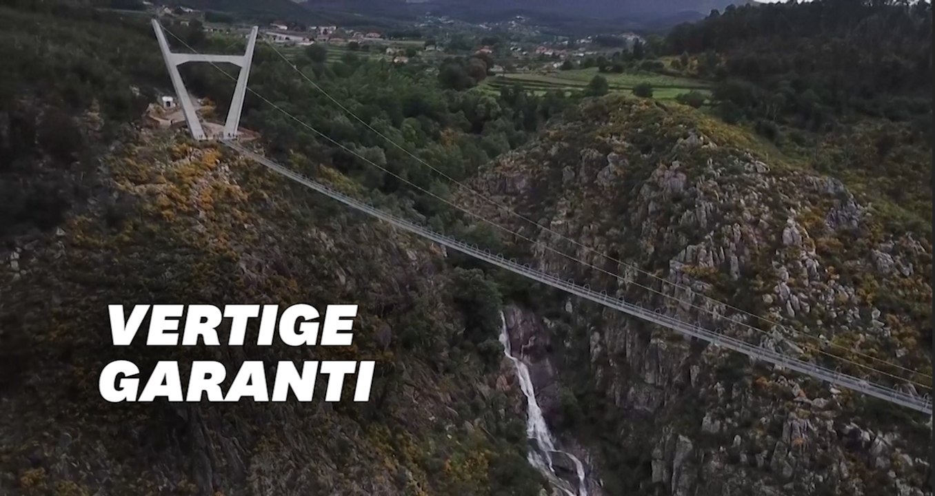 Le Portugal inaugure le pont suspendu le plus long du monde, vertige garanti