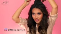 ★ 1-Min Everyday Hairstyles For Work!   With Puff   Easy Braids & Updo For Long  Medium Hair