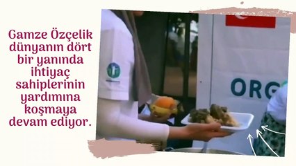 Gamze Özçelik'ten yürekleri ısıtan video!