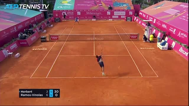 Estoril - Herbert dominé par Ramos-Viñolas