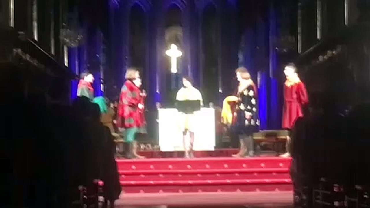 Cérémonie de remise de l'épée, à Orléans, dans le cadre de l'hommage à Jeanne d'Arc 2021