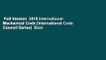Full Version  2018 International Mechanical Code (International Code Council Series)  Best