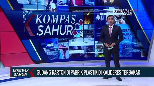 Gudang Karton di Pabrik Plastik Kebakaran, Api Baru Bisa Dipadamkan Setelah 2 Jam!