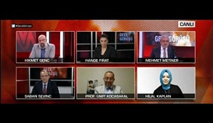 Canlı yayında ortalık karıştı