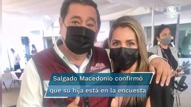 Evelyn Salgado sí está en la encuesta: Salgado Macedonio