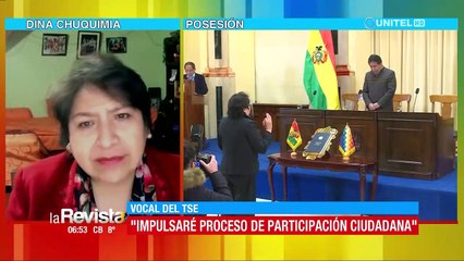 Dina Chuquimia, nueva vocal del Tribunal Supremo Electoral