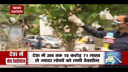 Oxygen cylinders brought by bus to IBS hospital of Lajpat Nagar