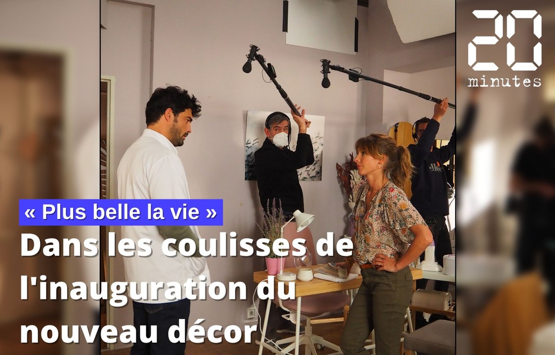 «Plus belle la vie»: Dans les coulisses de l'inauguration du nouveau décor