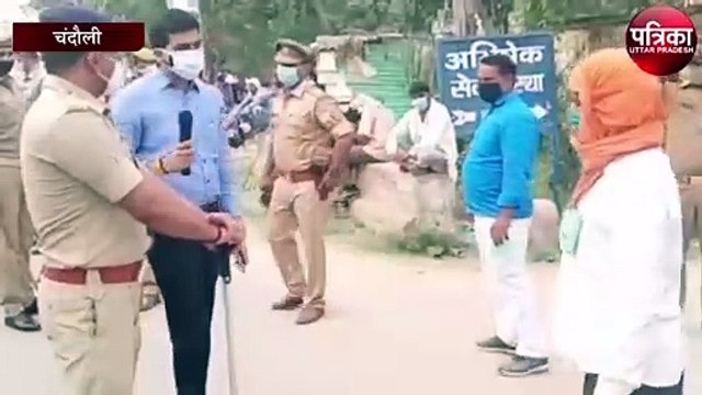 जब मतगणना स्थल का निरिक्षण करने पहुंचे डीएम व एसपी