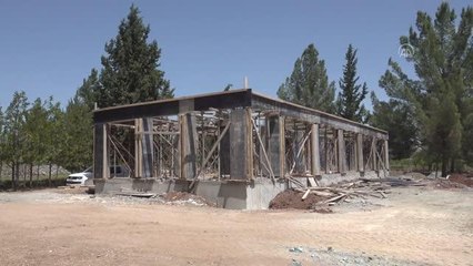 GAZİANTEP - Sokak hayvanları için hazırlanan otel konforundaki barınağın inşaatı başladı