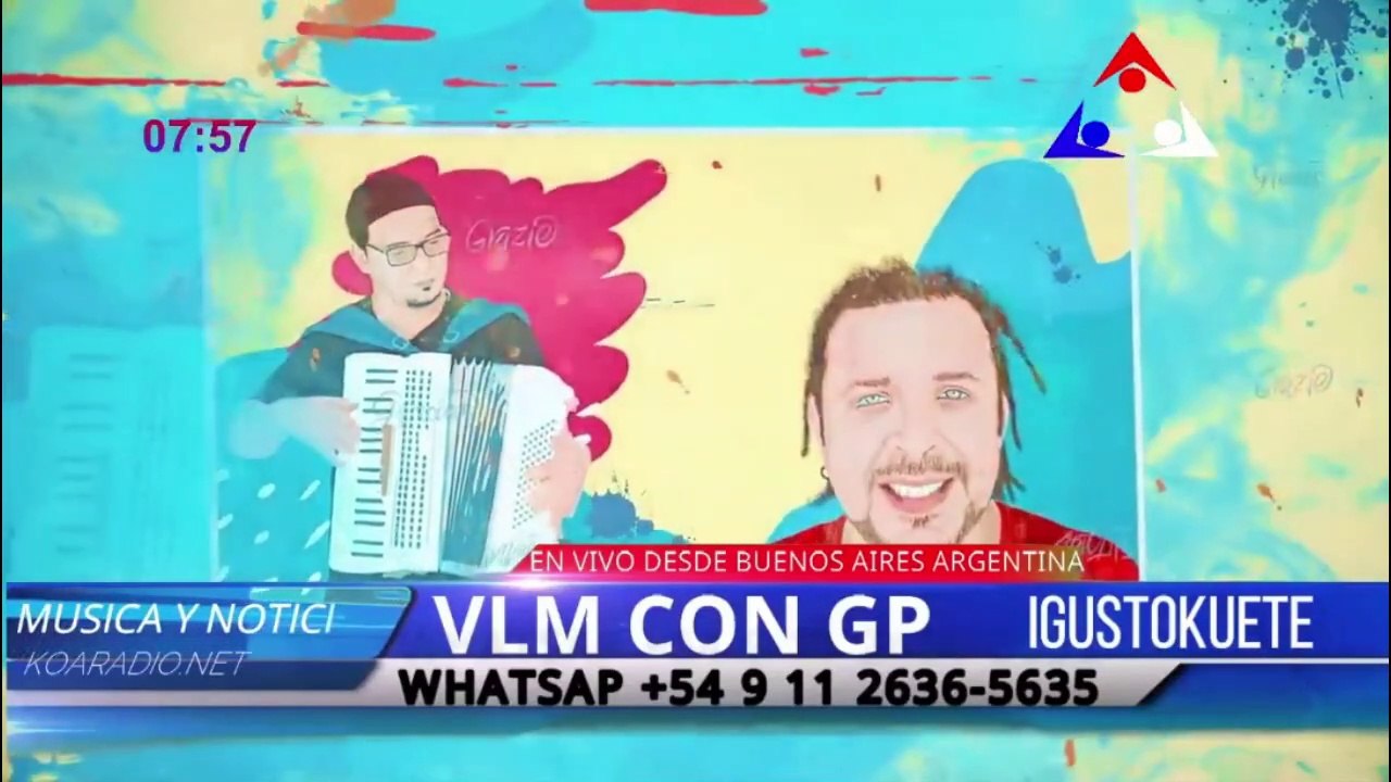 ⚪Koaradio En Vivo....Iniciamos La Semana  Con Musica !!! VLM CON GP