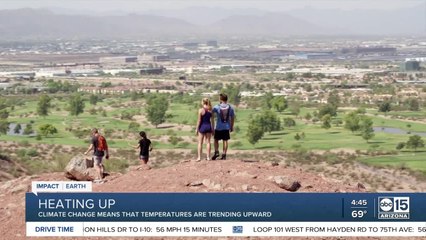 Climate change means that Arizona is heating up