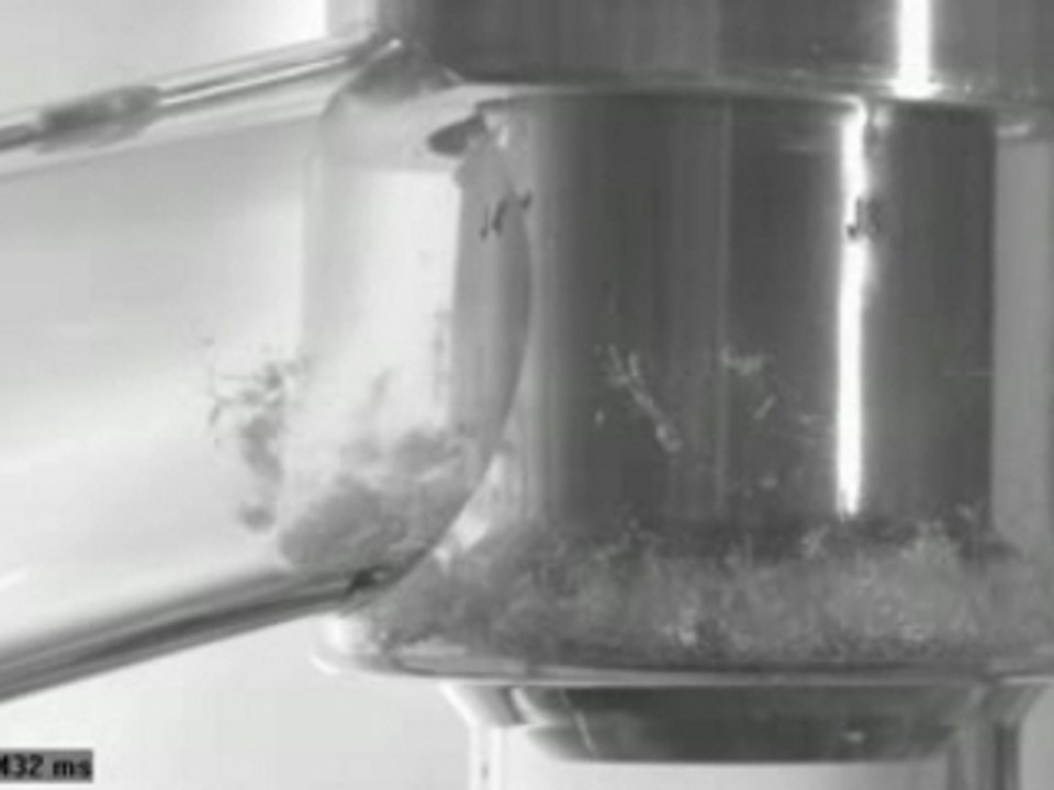 Cavitation in a globe valve