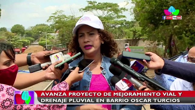 Avanza proyecto de mejoramiento vial y drenaje pluvial en barrio Oscar Turcios