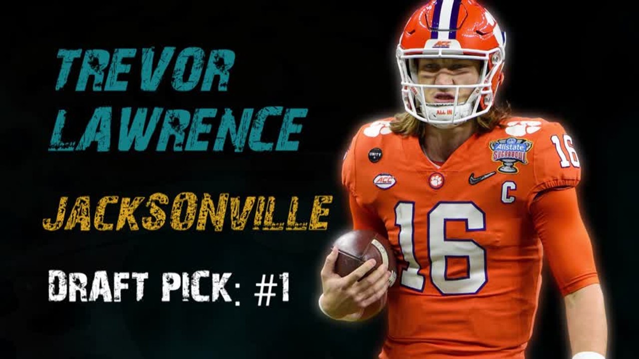 Jaguars draft Lawrence as QB1