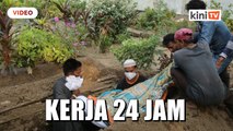 Penggali kubur Mumbai kerja 24 jam ketika kematian meningkat