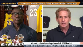 Michael Jordan Wins College Basketball Goat Bracket — Skip & Shannon Discuss | Nba | Undisputed