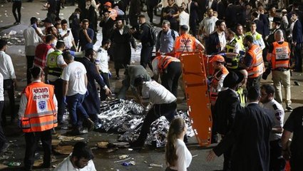 İsrail'deki bayram kutlamalarında izdiham yaşandı! 44 kişi öldü, onlarca yaralı var
