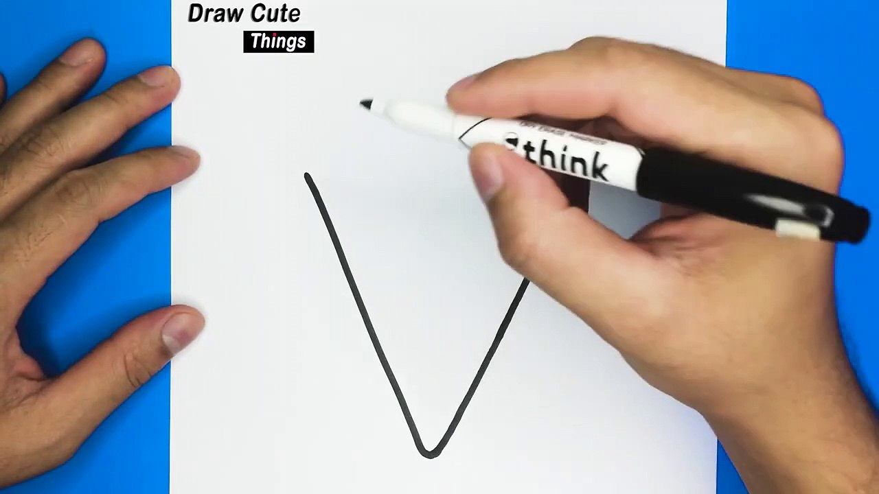 How To Draw Cute Pizza, Easy Drawing Step By Step, Draw Cute Things