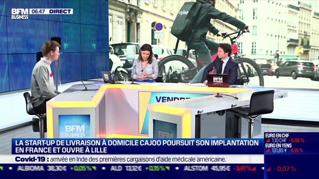 Henri Capoul (Cajoo): Cajoo, start-up de livraison à domicile, poursuit son implantation en France et ouvre à Lille - 30/04
