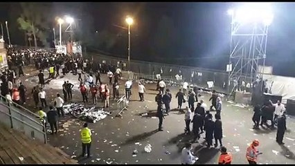 Decenas de muertos en peregrinación judía en Israel