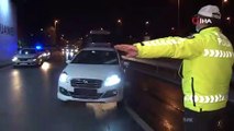 Dün gece trafikte tam kapanma cezası yağdı!