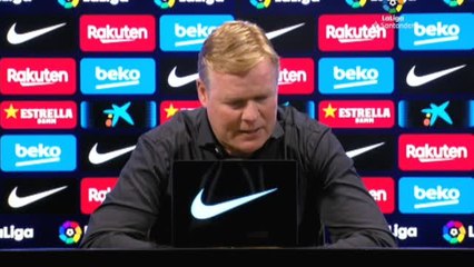 Koeman, "muy decepcionado" tras la derrota ante el Granada (1-2) en el Camp Nou