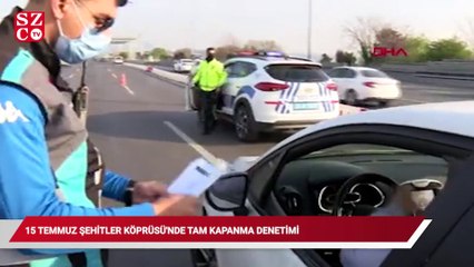Tam kapanmanın ilk gününde trafik felç!