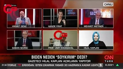 Canlı yayında attığı tweetleri inkar etti