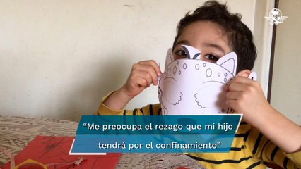 “Ya me harté de ver la tele, quiero ir a la escuela”: Emilio, de 4 años