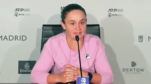 WTA - Madrid 2021 - Ashleigh Barty : It would be a shame to not be able to play Wimbledon that incredible tournament