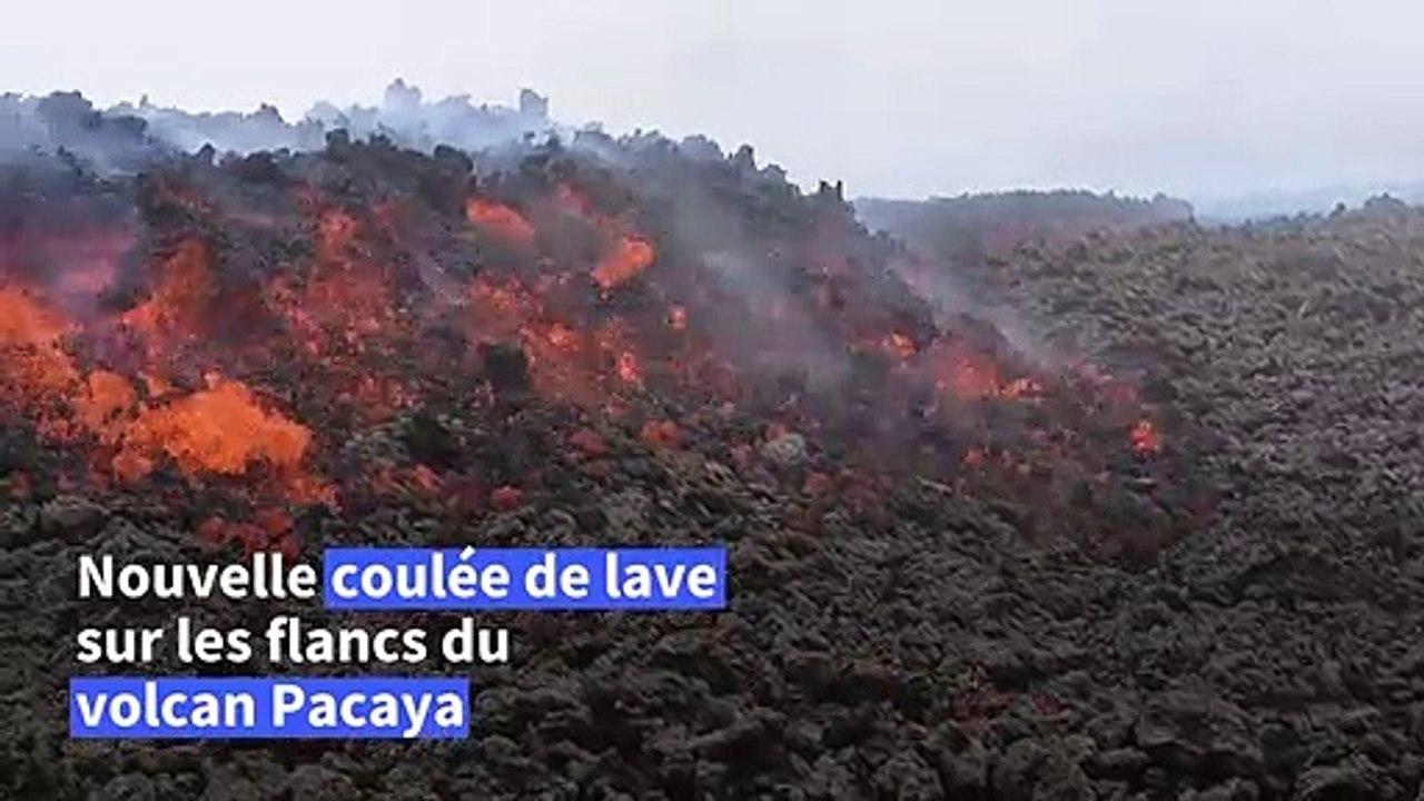 Guatemala: la phase éruptive du volcan Pacaya reprend