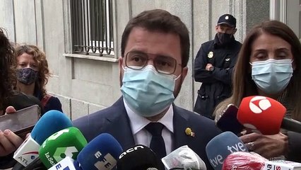 Aragonès, Vilalta, Calvo i Botran donen suport a Serret a les portes del Suprem