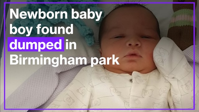 Newborn baby boy found dumped in Birmingham park