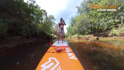 Paddle rivière randonnée avec Fred