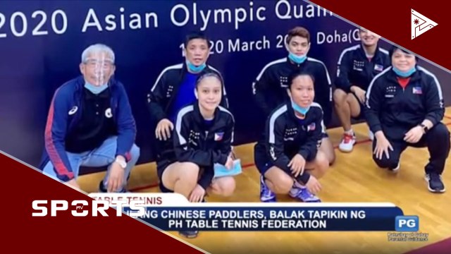 Ilang Chinese paddlers, balak tapikin ng Philippine Table Tennis Federation