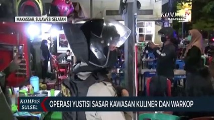 Tim Gabungan TNI POLRI Gelar Operasi Yustisi Di Kawasan Kuliner Malam