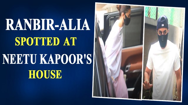 Rishi Kapoor Death Anniversary: Ranbir Kapoor and Alia Bhatt spotted at Neetu Kapoor’s house